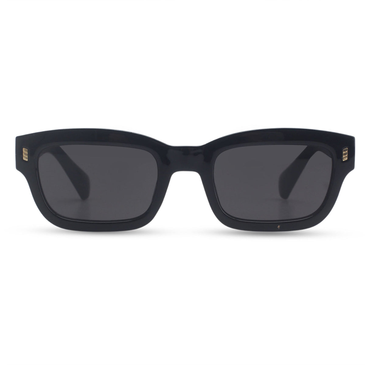 Rectangular black sunglasses