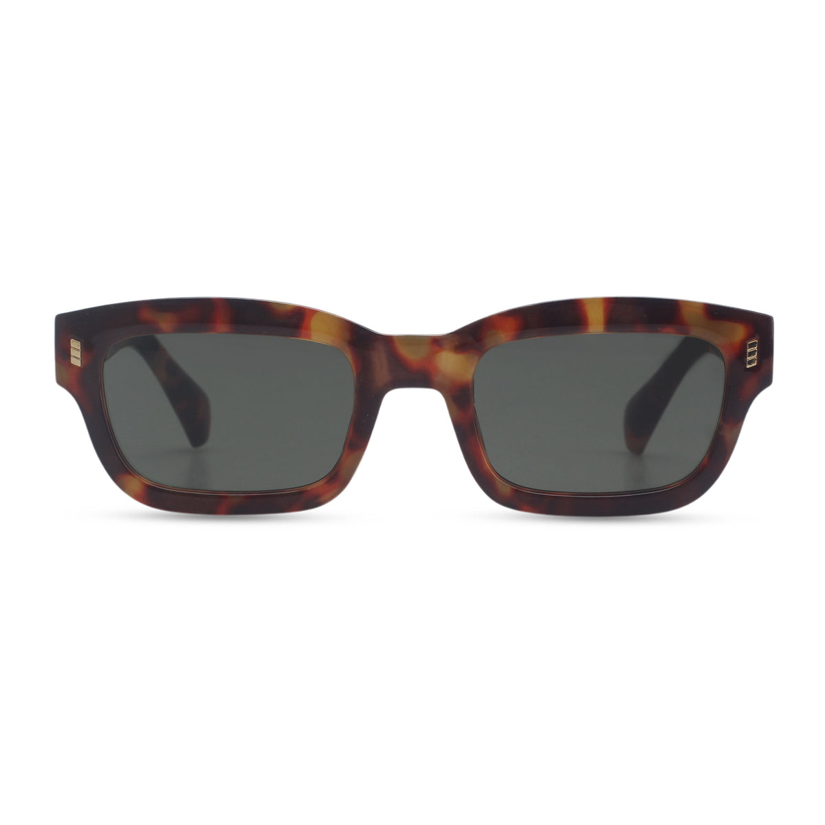 Rectangular tortoise sunglasses