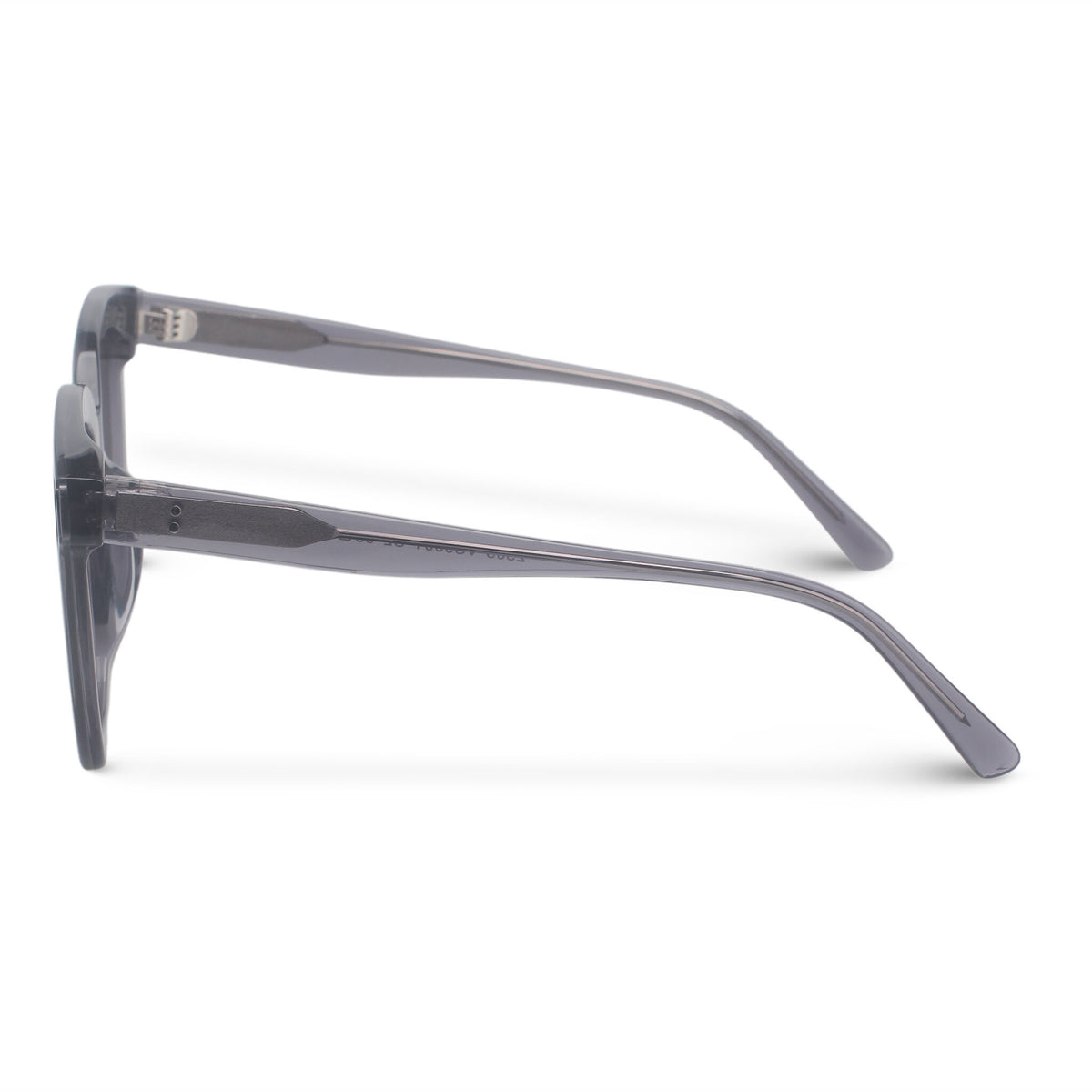 Oversized square grey sunglasses
