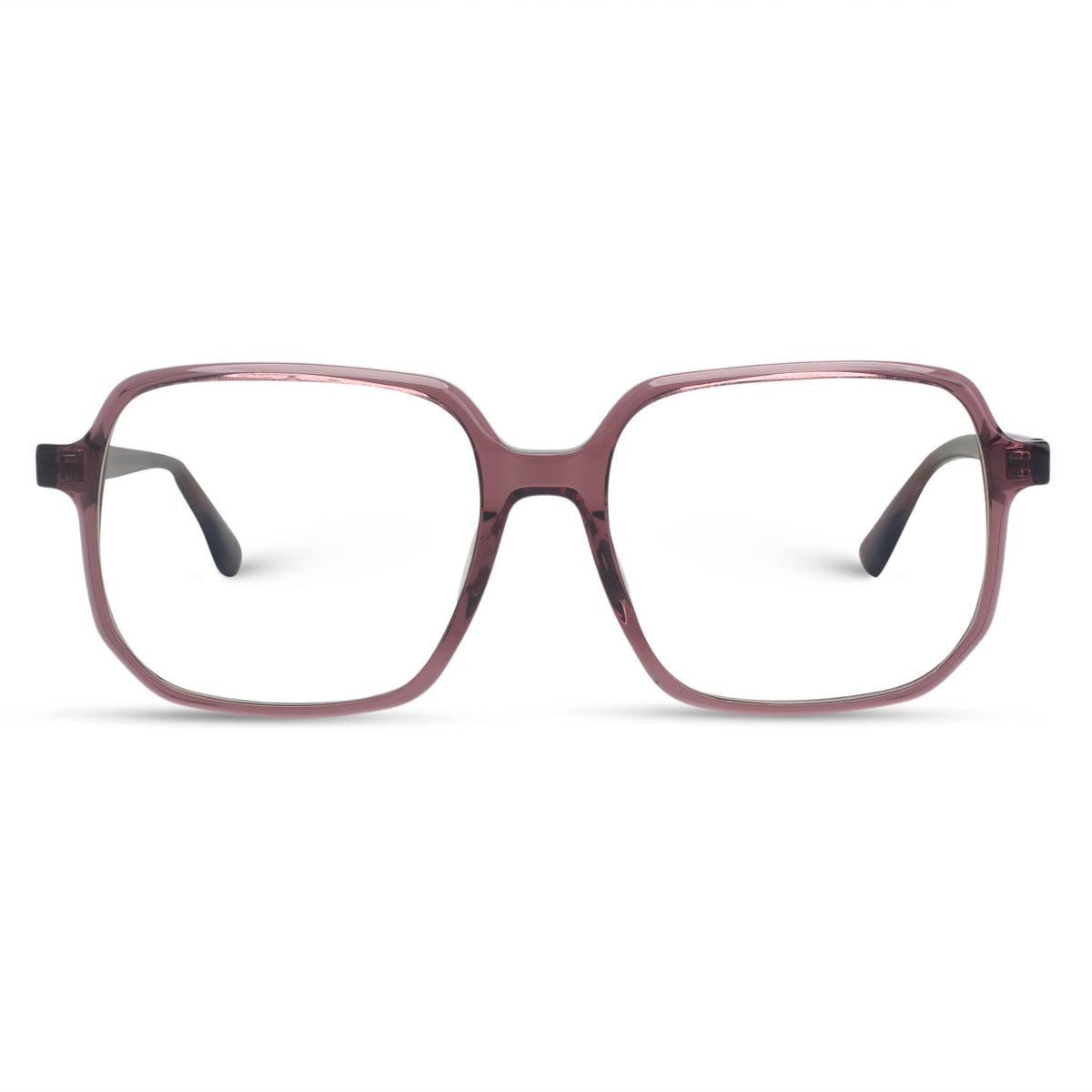 pink square eyeglasses