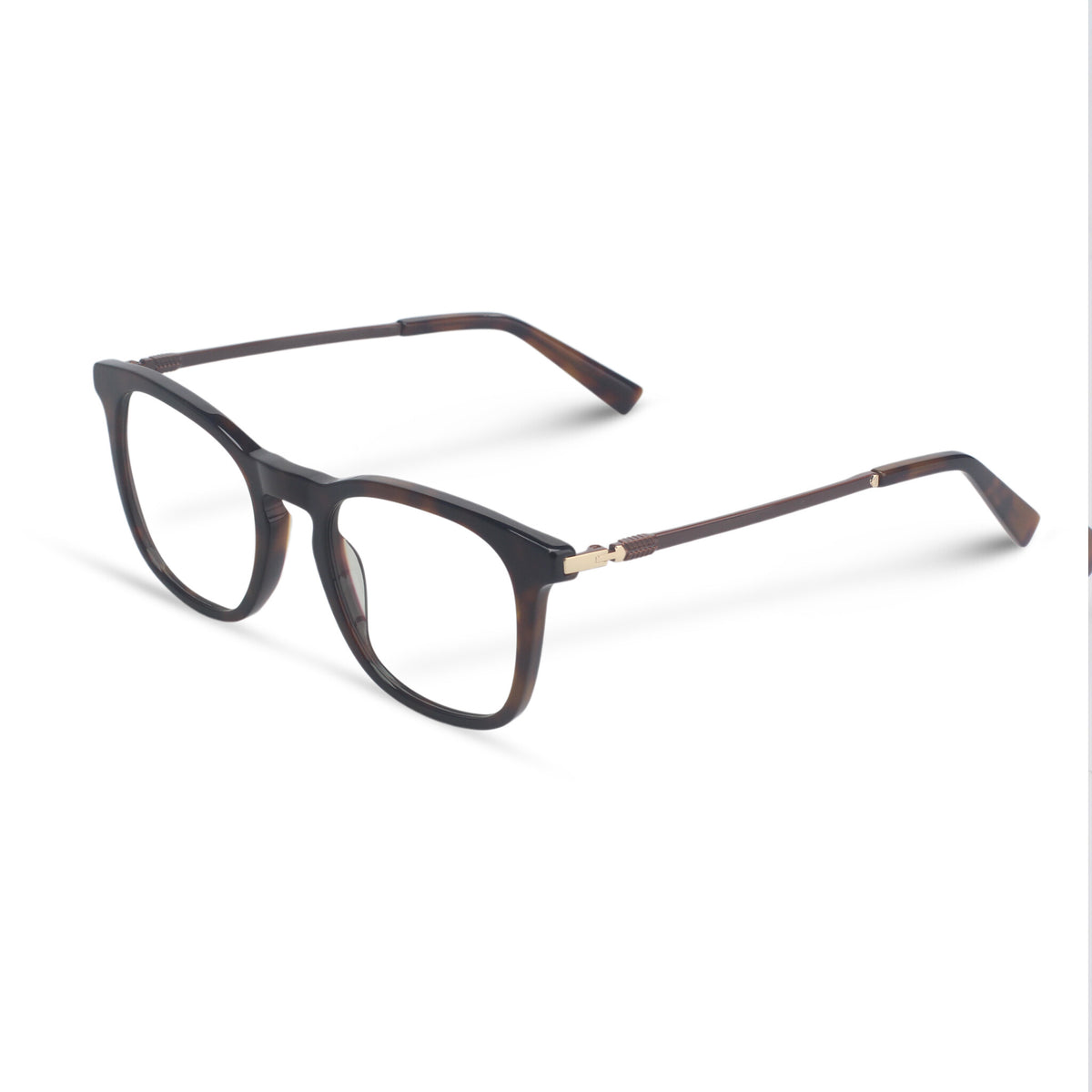 Classic square tortoise eyeglasses
