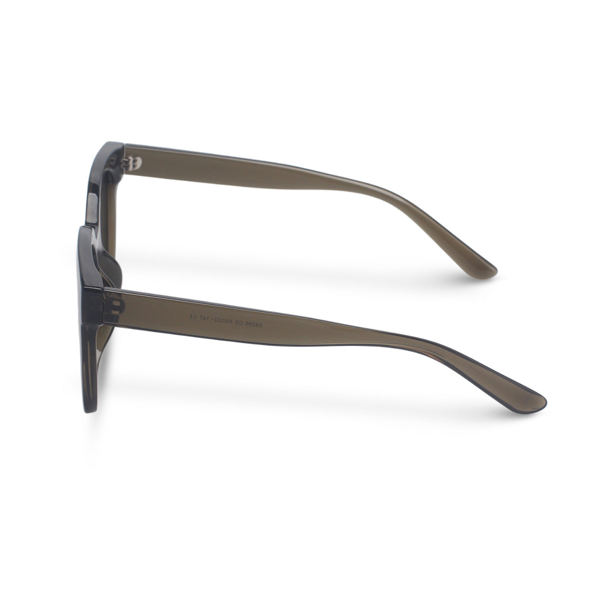 Oversized green square sunglasses