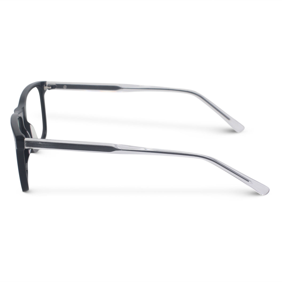 Classical rectangle black eyeglasses