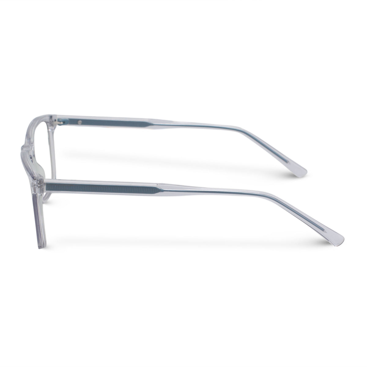 Classical rectangle transparent eyeglasses