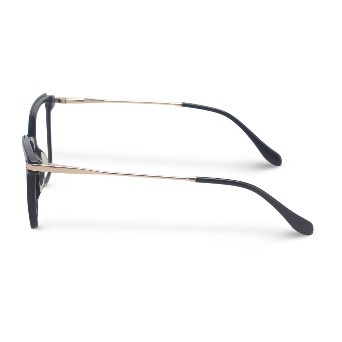 Cat-eye black eyeglasses