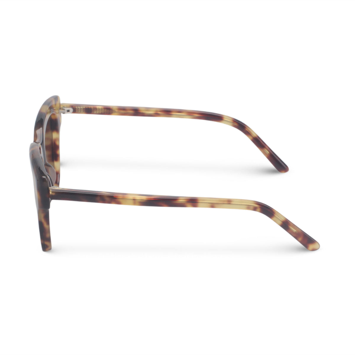 Cat-eye bold tortoise sunglasses tortoise
