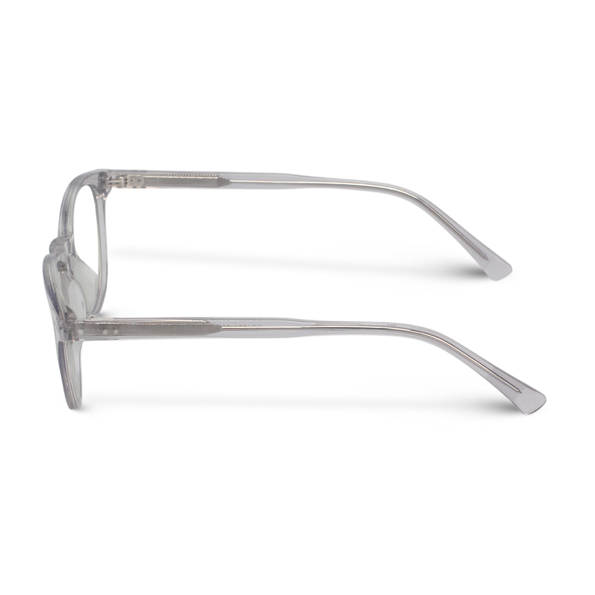Minimal square/round transparent eyeglasses