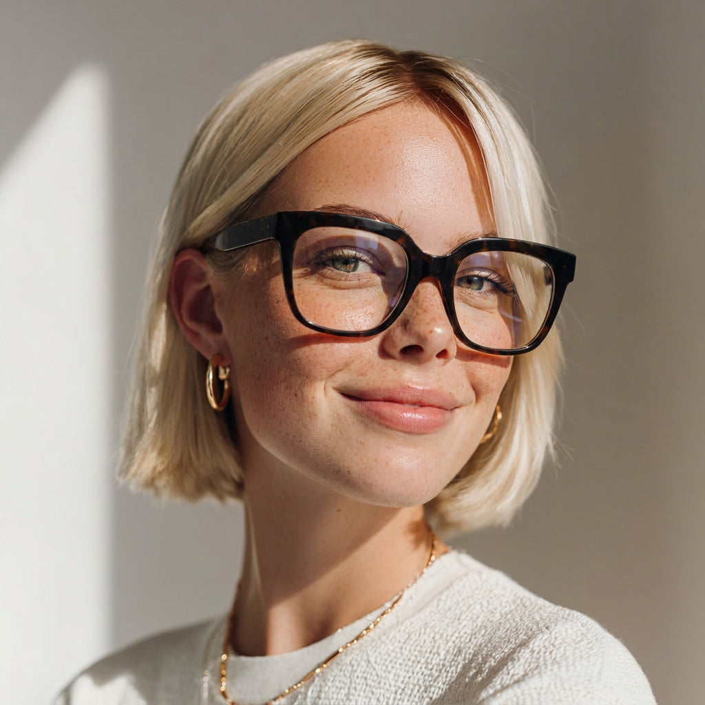 Montefalco med blåljusfilter