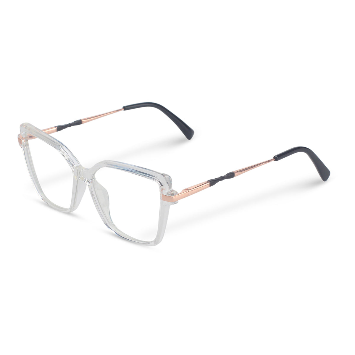 Women Cat-Eye transparent eyeglasses