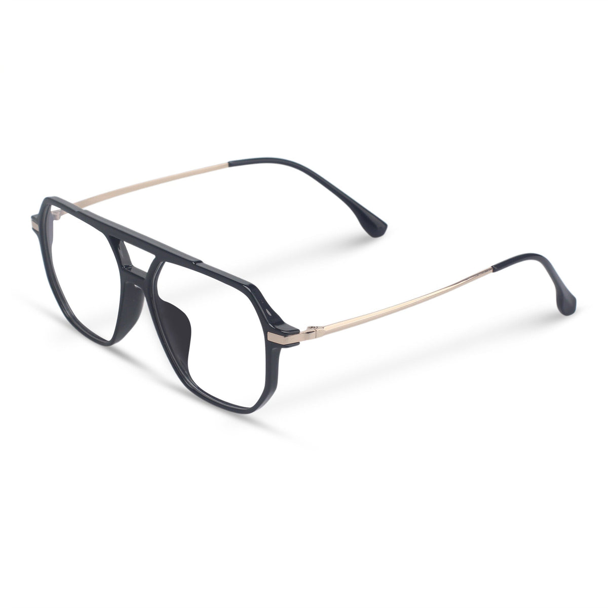 Aviator black eyeglasses
