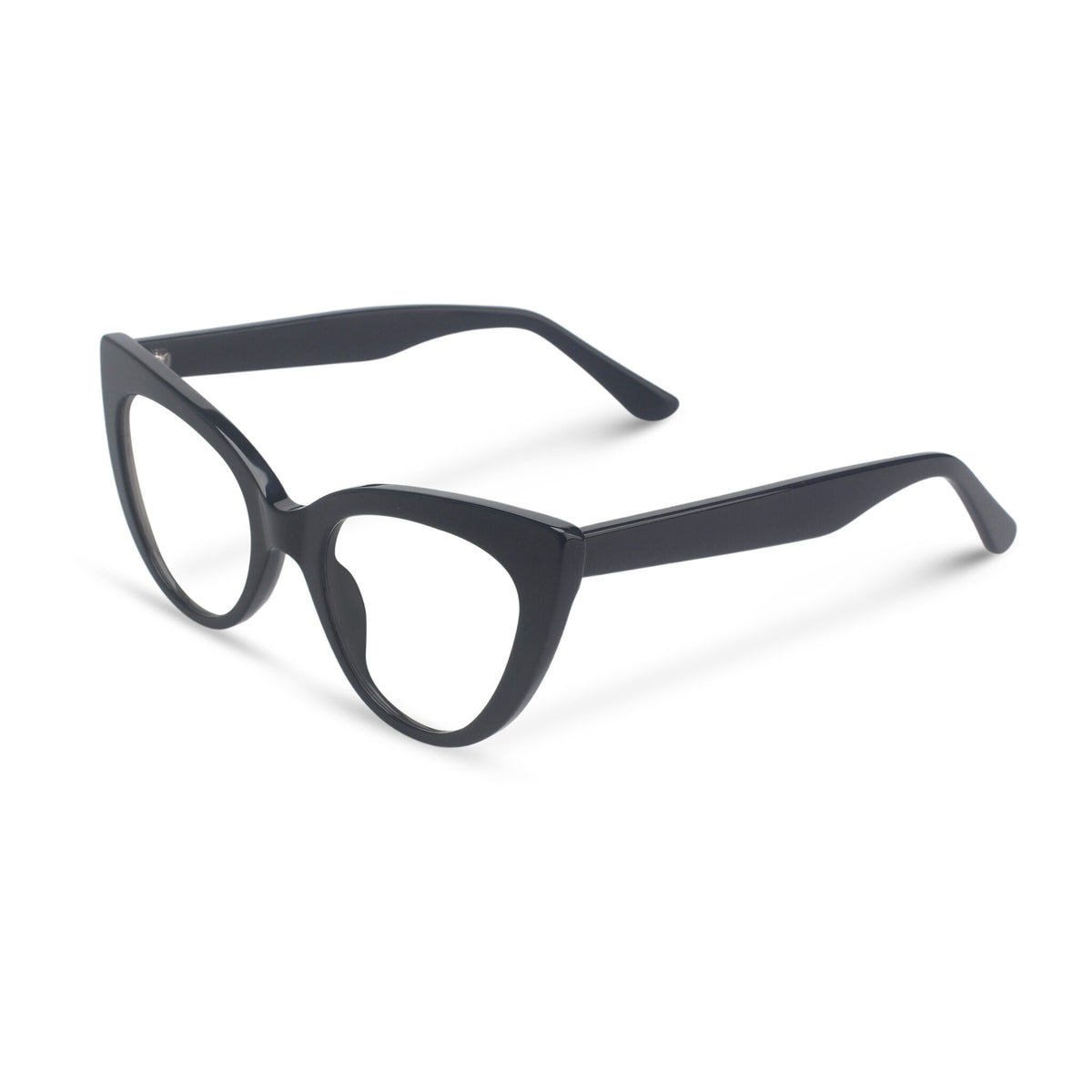 Women cat-eye black eyeglasses
