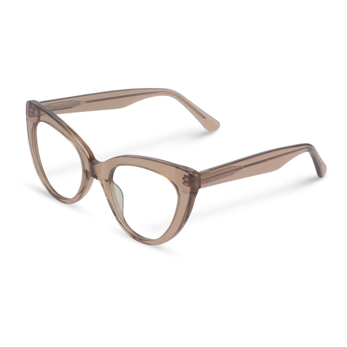 Women cat-eye pink eyeglasses