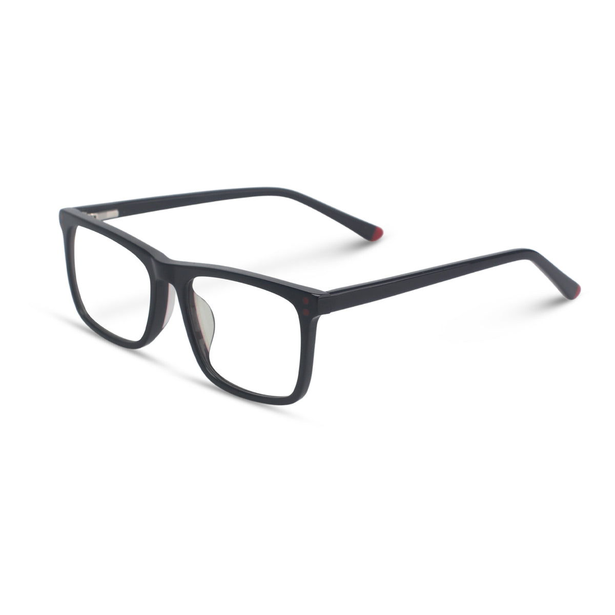Kids classic square black eyeglasses