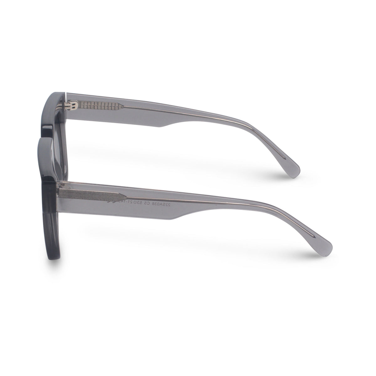 Oversized square grey sunglasses