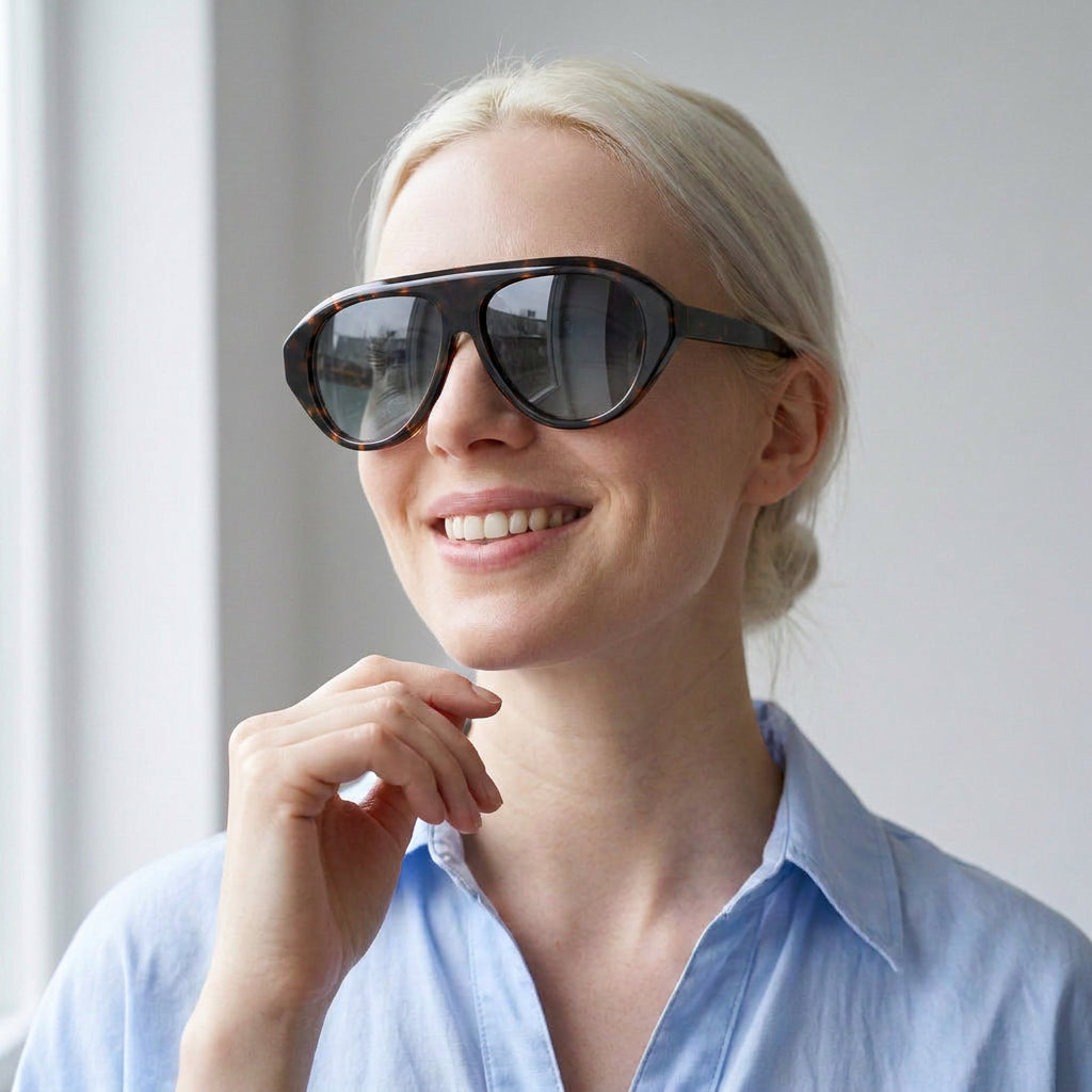Sorrento pilot tortoise sunglasses
