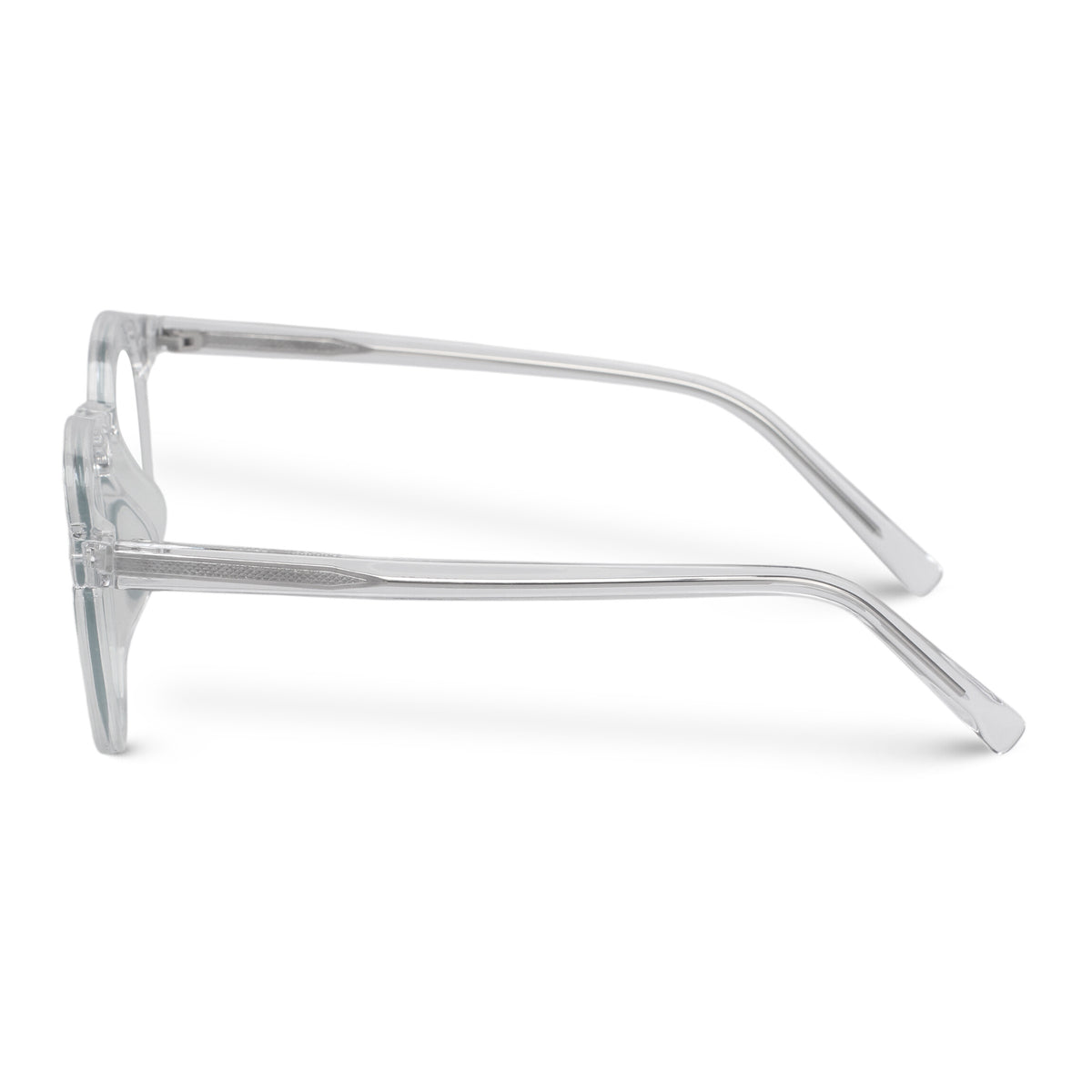 Classic round transparent eyeglasses