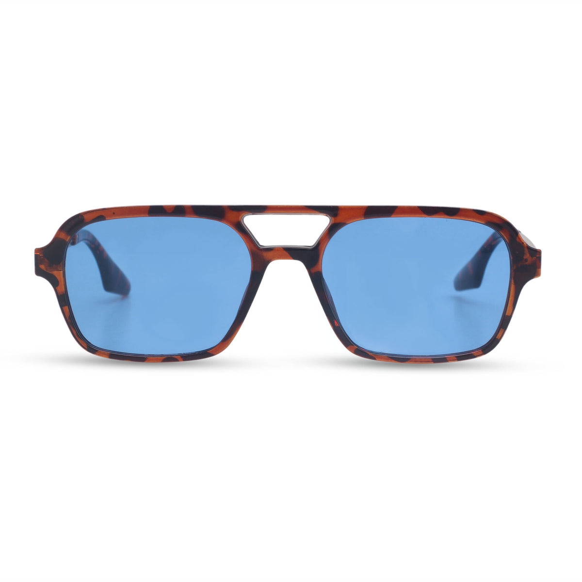 Classic torotise and blue aviator sunglasses