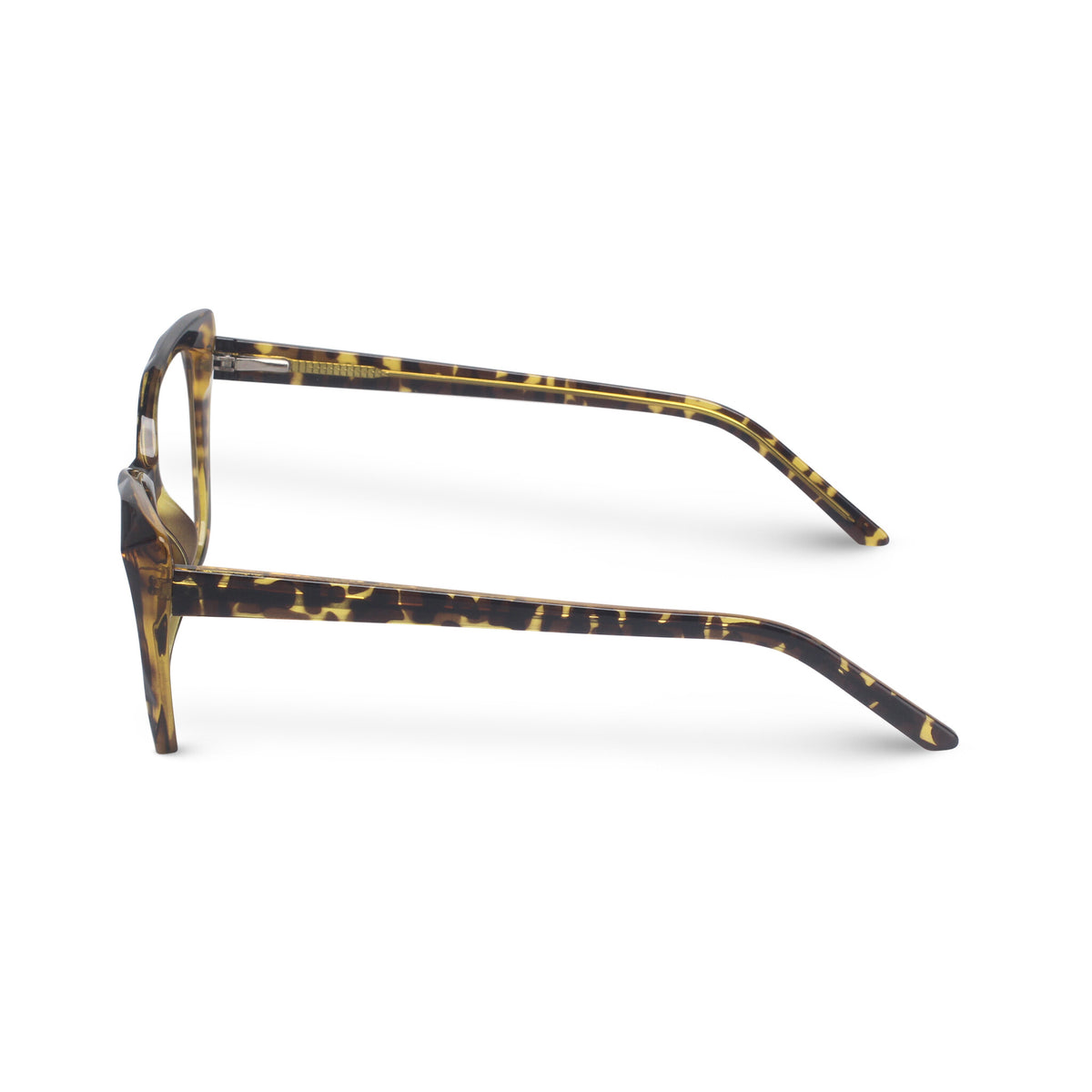 Cat-eye tortoise eyeglasses
