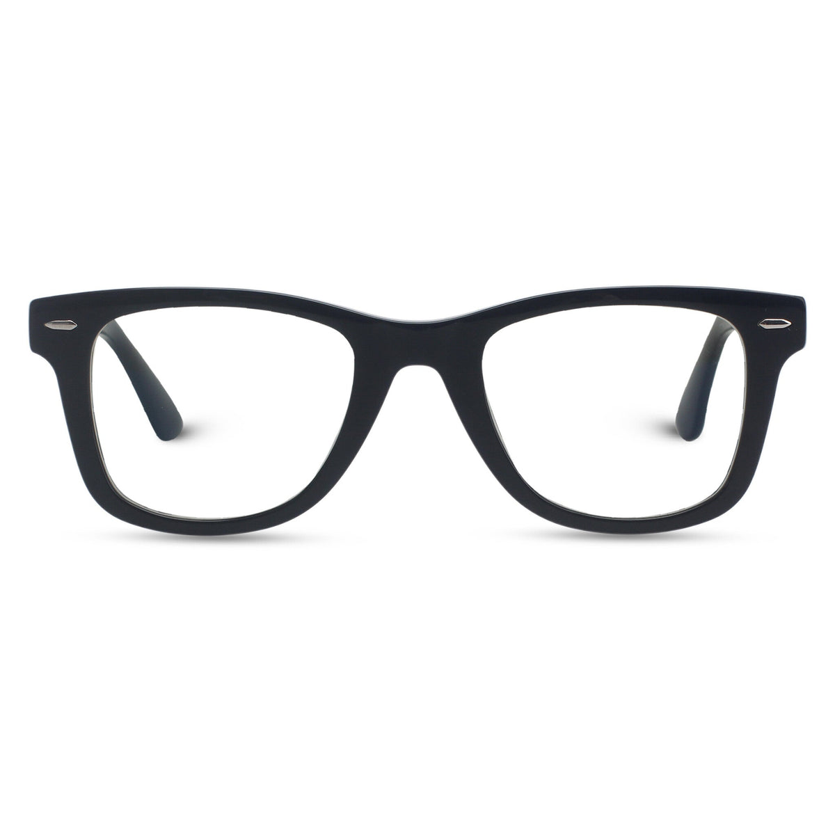 Classical black square eyeglasses