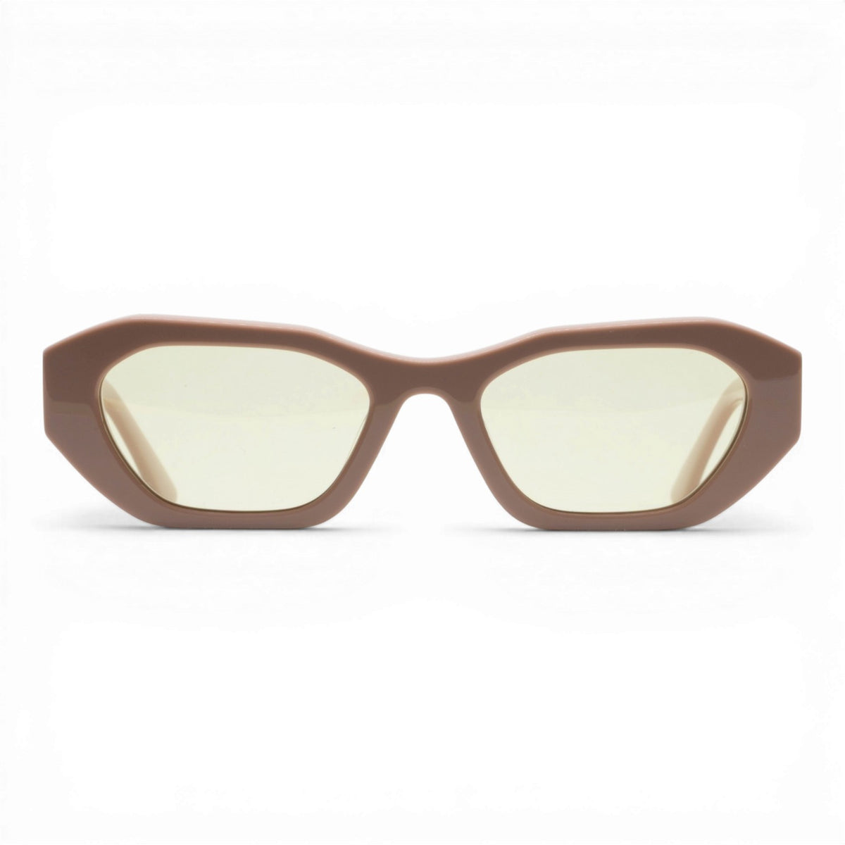 pink oval sunglasses
