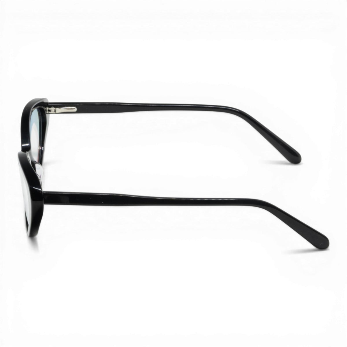 black oval glasses