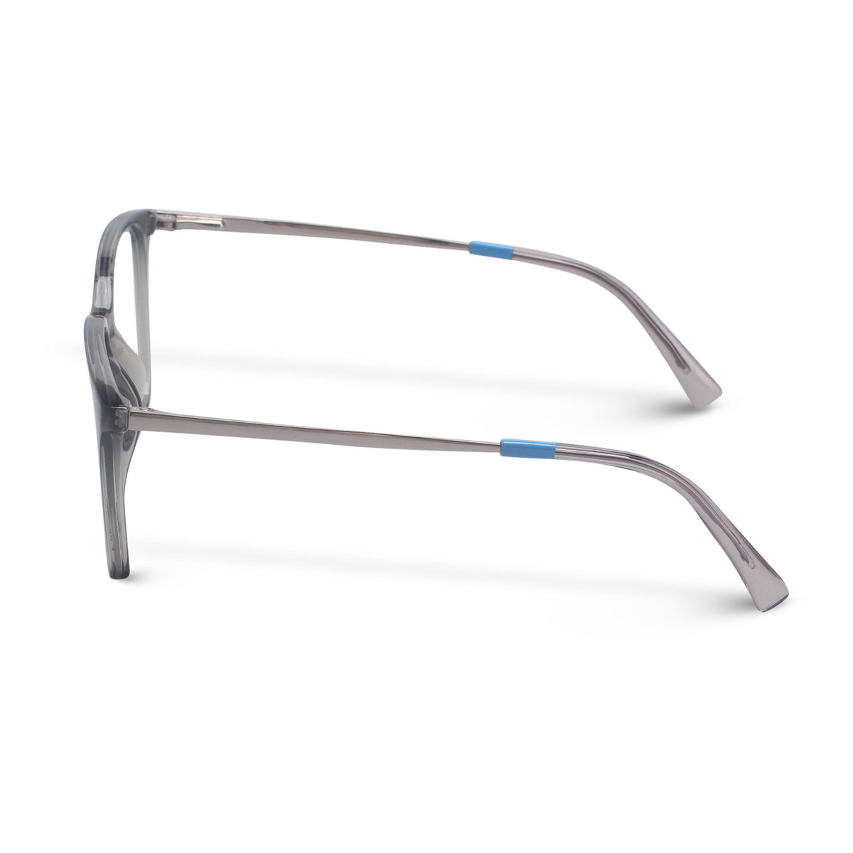 Classic square grey eyeglasses