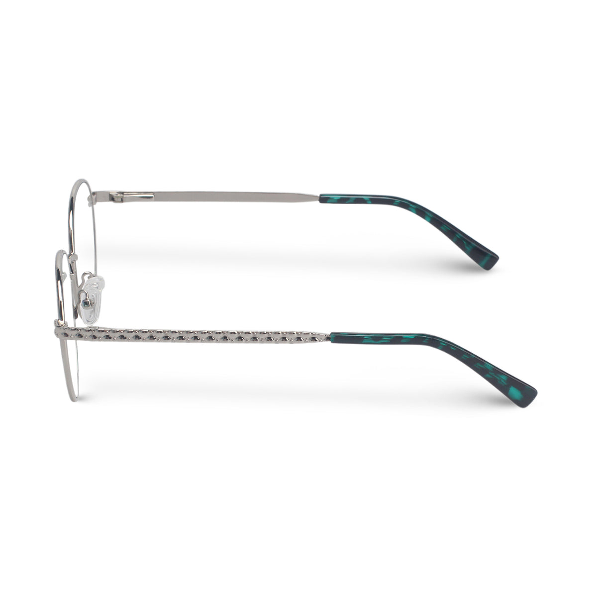 Round silver eyeglasses