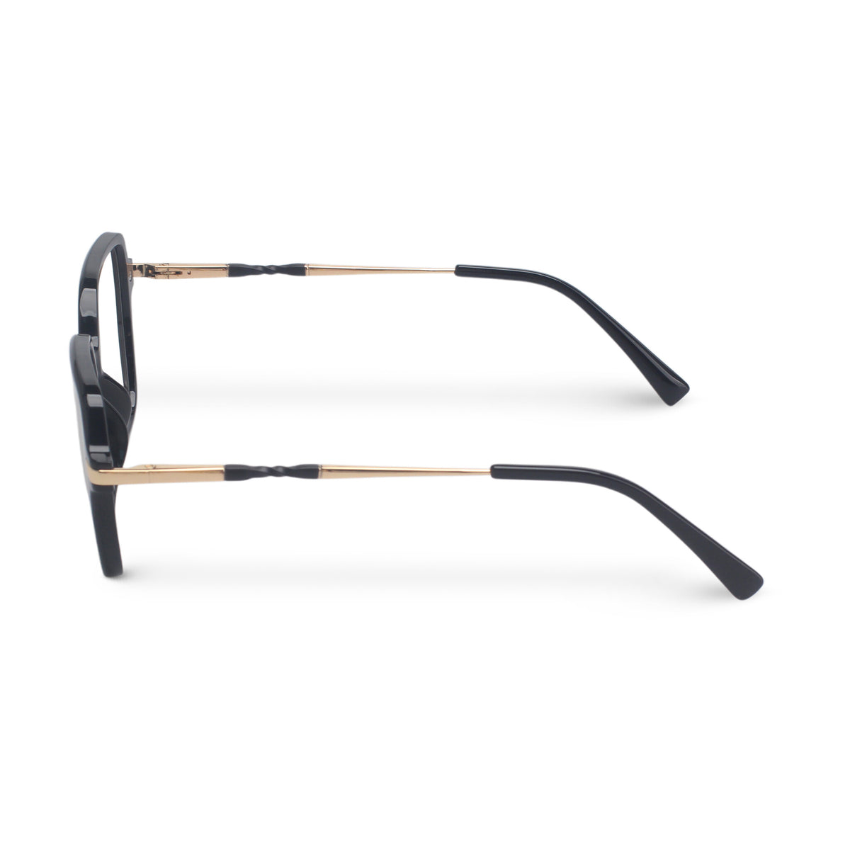 Geometric women black eyeglasses