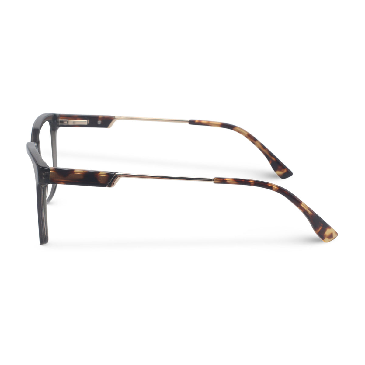Classic square brown eyeglasses