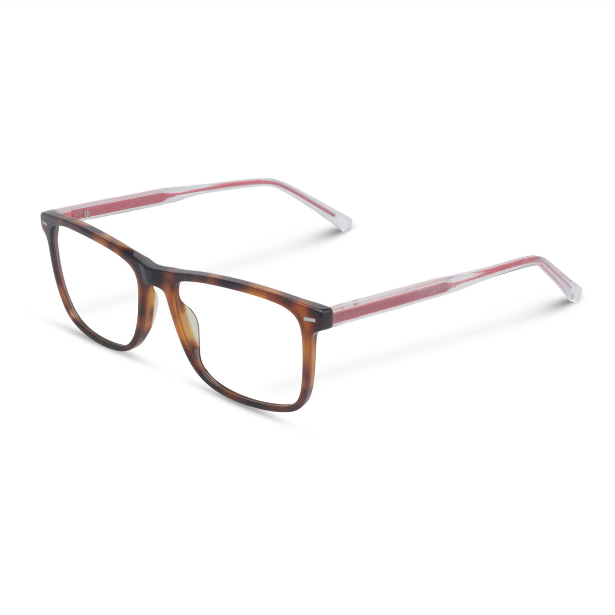 Classical rectangle tortoise eyeglasses