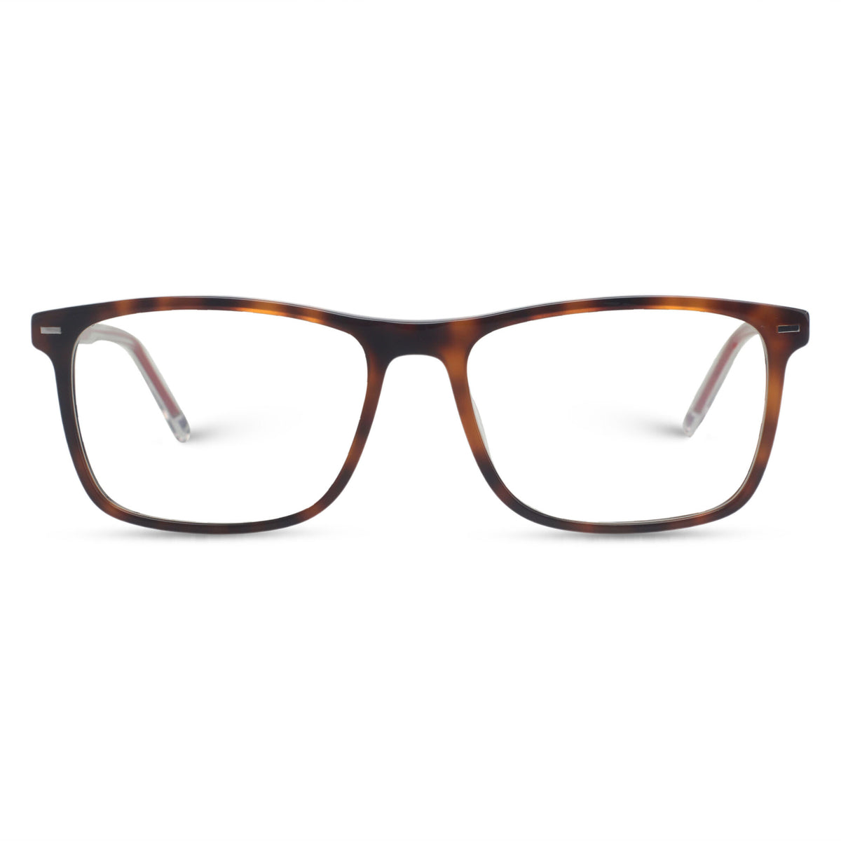 Classical rectangle tortoise eyeglasses