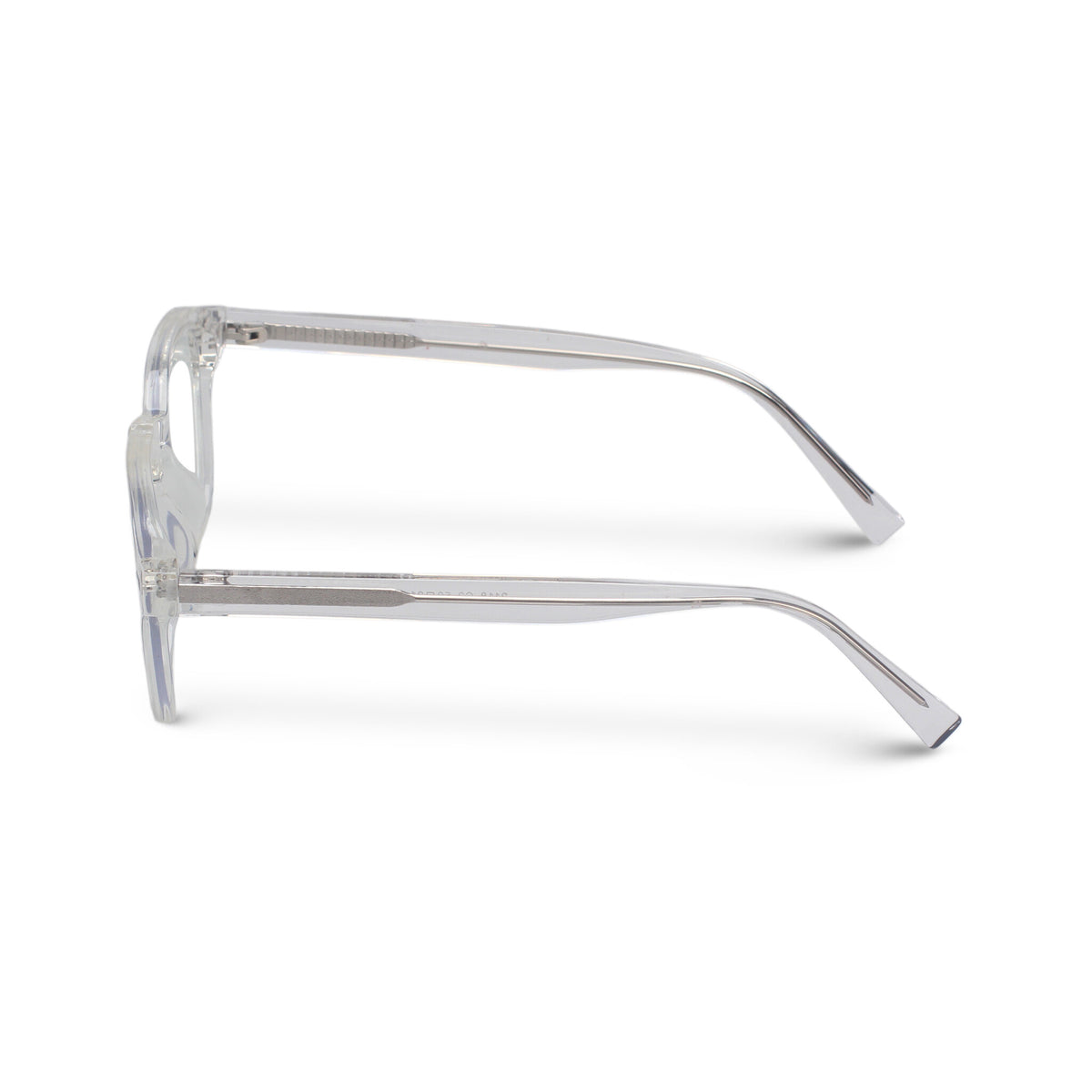 clear transparent square plastic eyeglasses