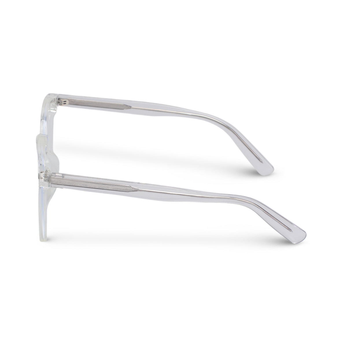 clear transparent square plastic eyeglasses