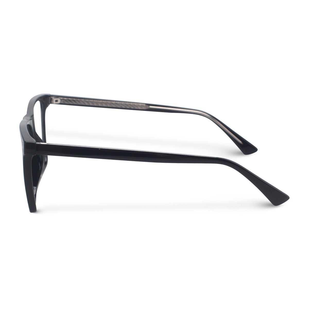 Classical square black eyeglasses