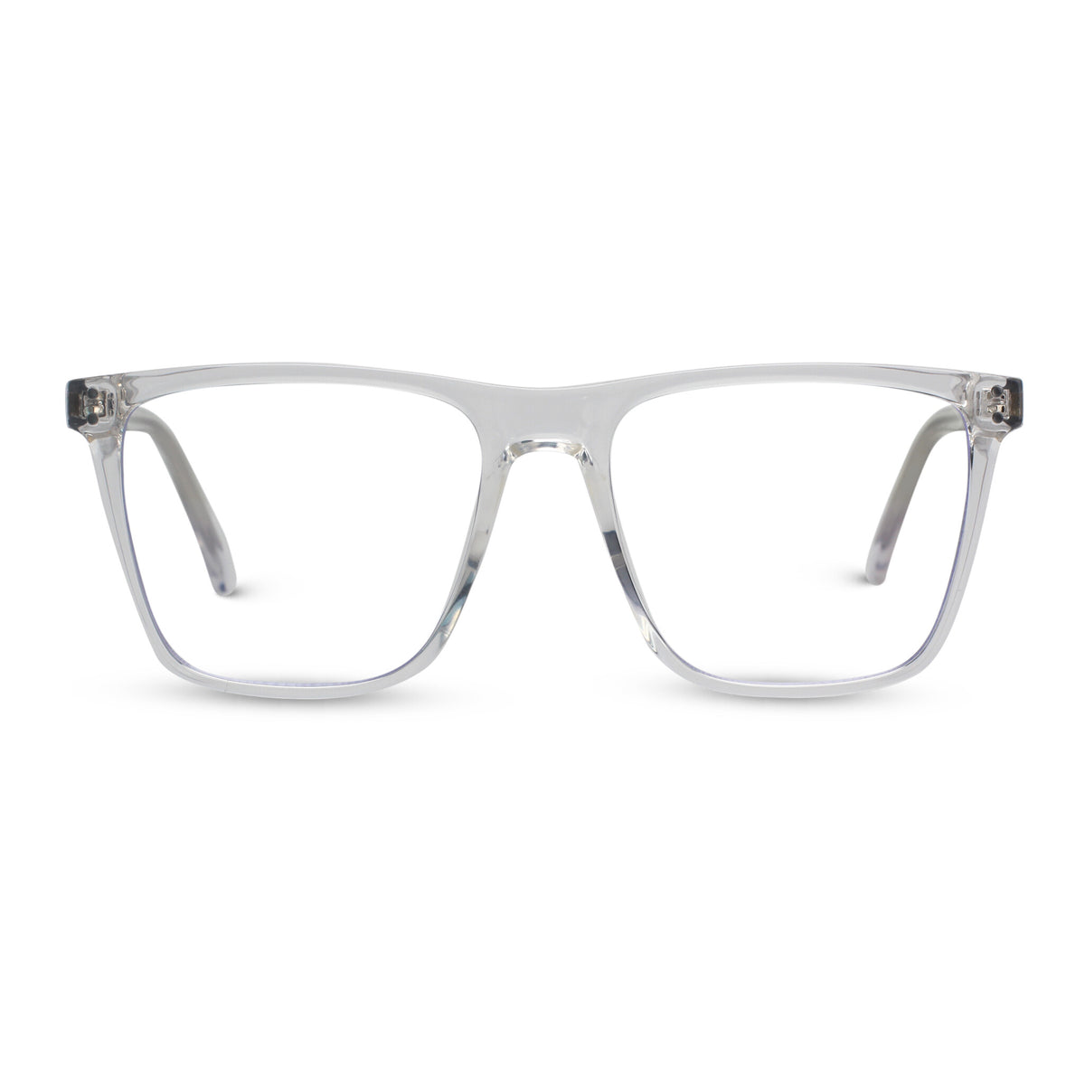 Classical square transparent eyeglasses