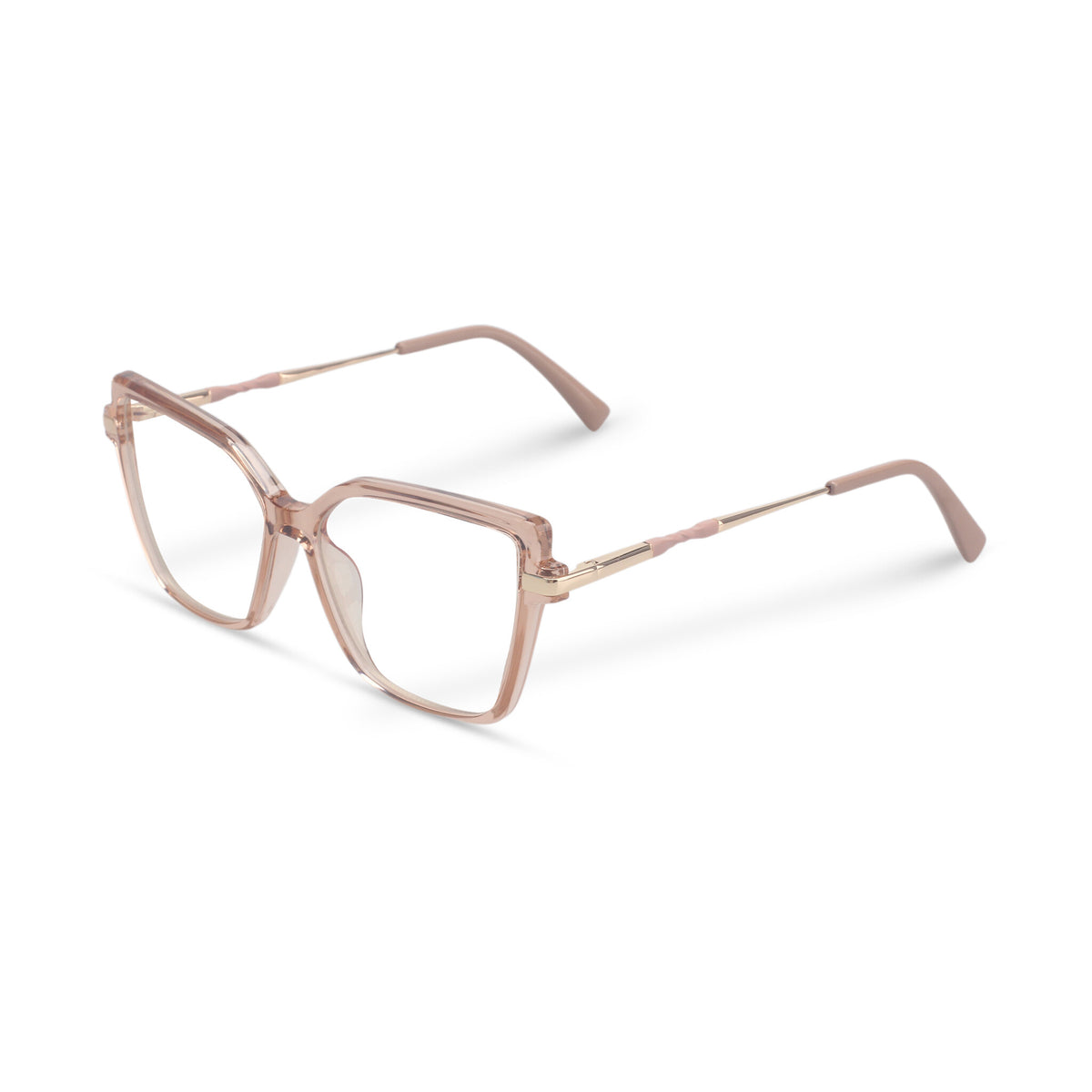 Women Cat-Eye pink eyeglasses