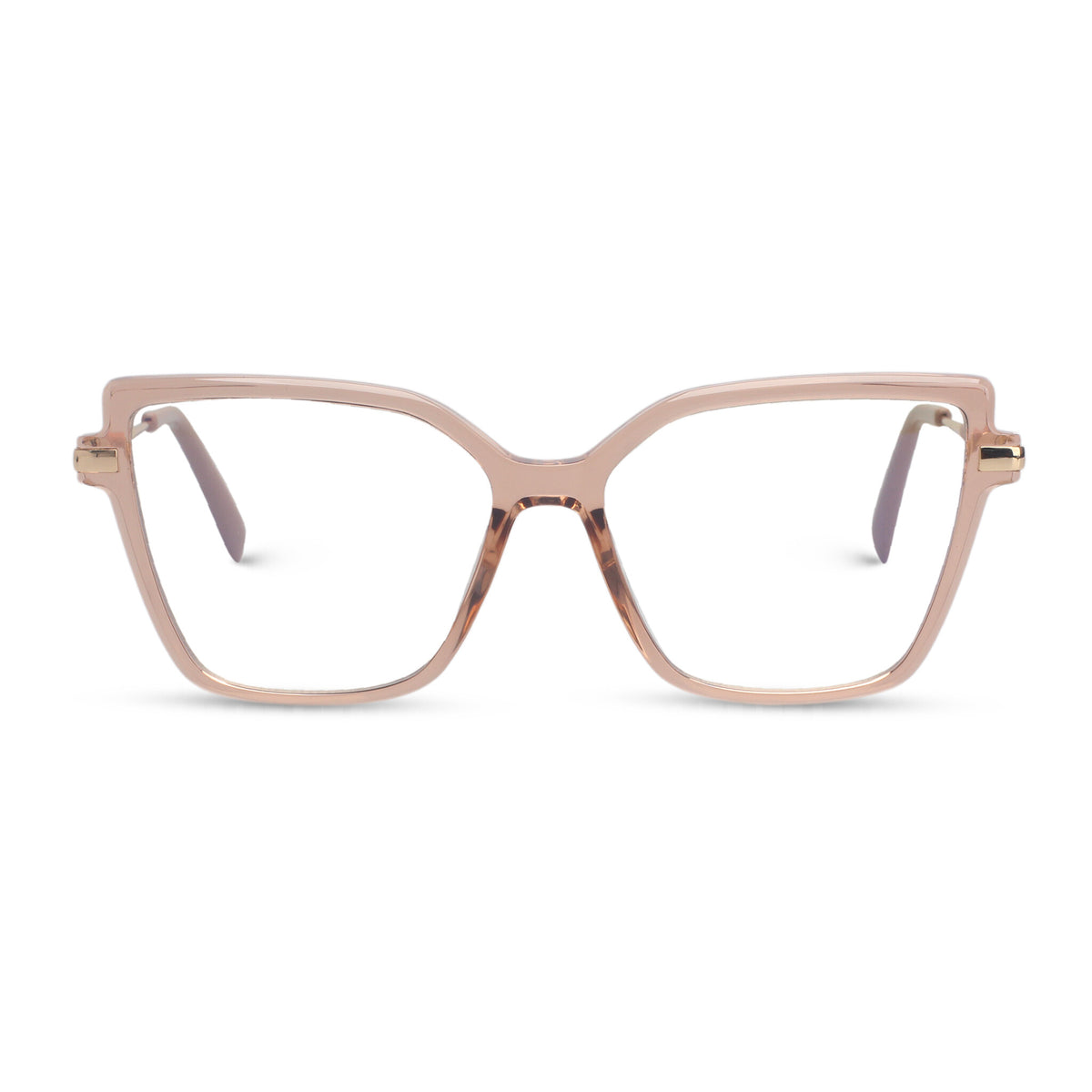 Women Cat-Eye pink eyeglasses