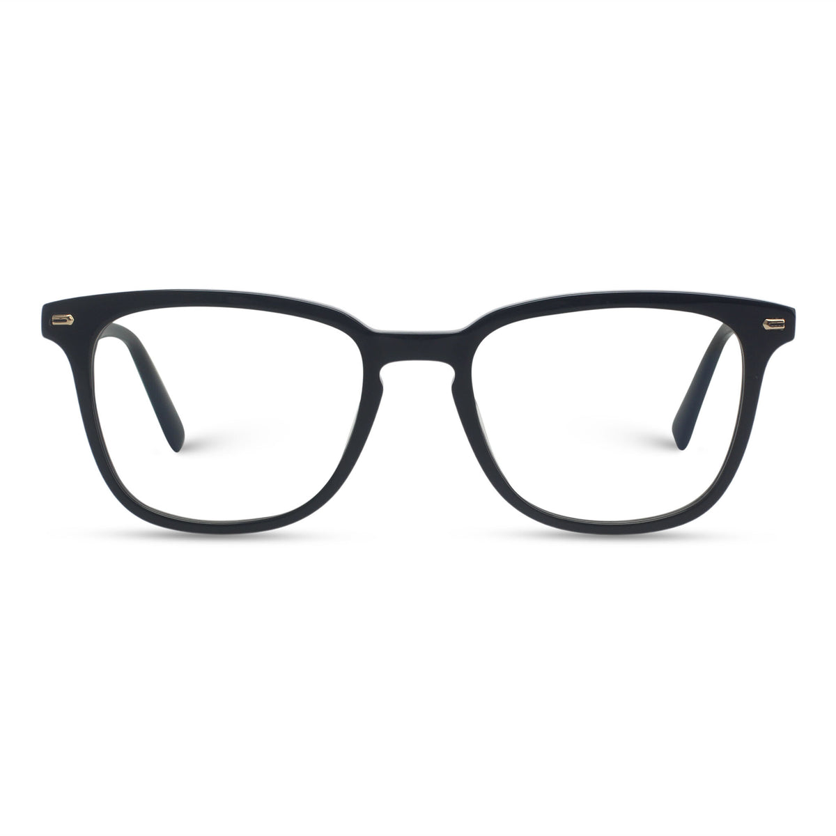 Classic square black eyeglasses