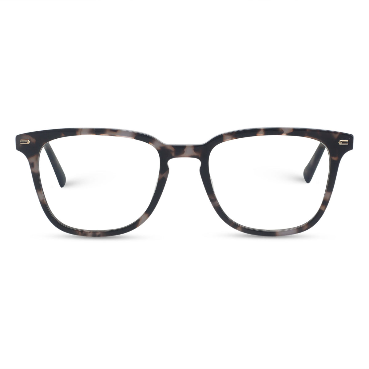 Classic square tortoise eyeglasses