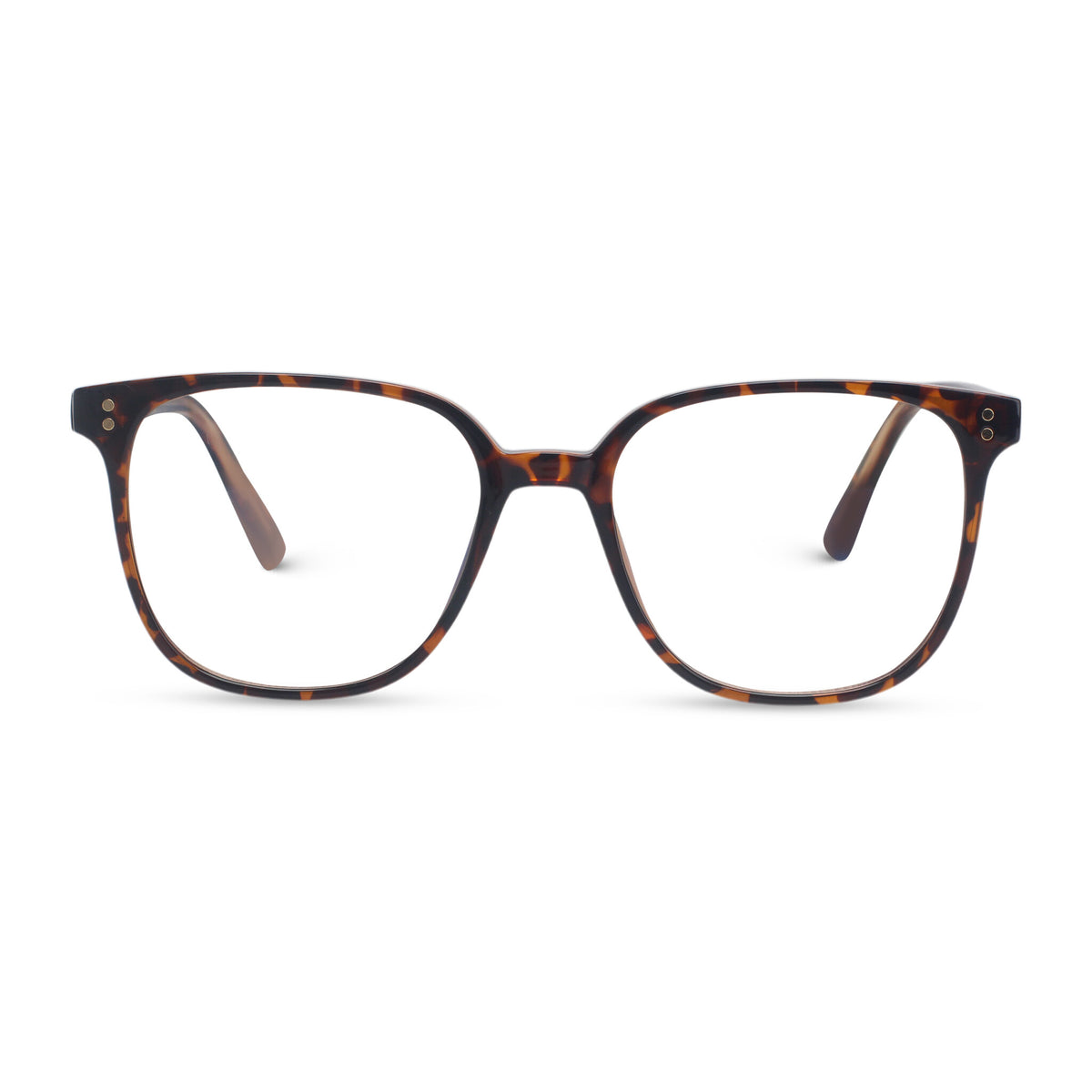 Classic square tortoise eyeglasses 