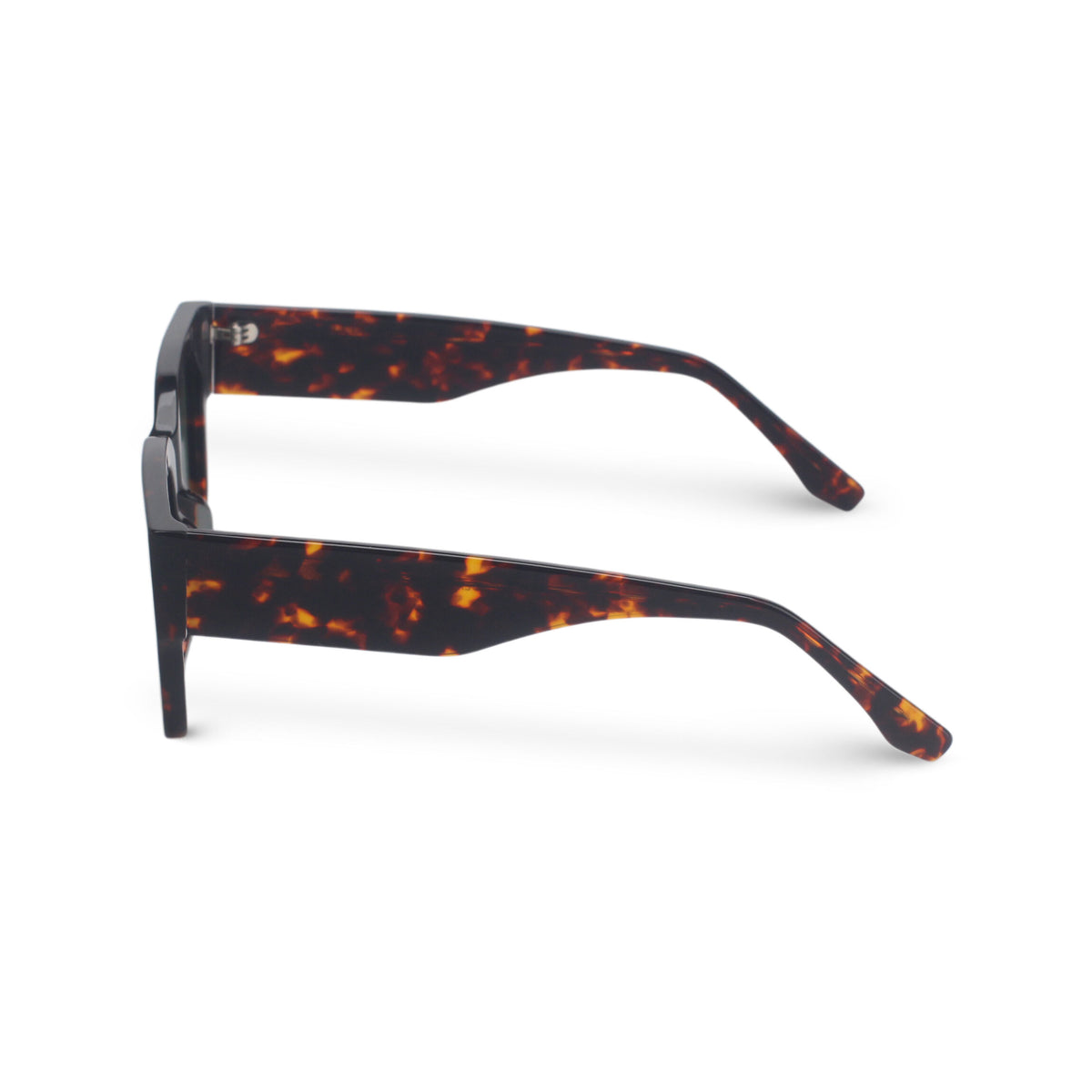 Bold rectangle tortoise sunglasses