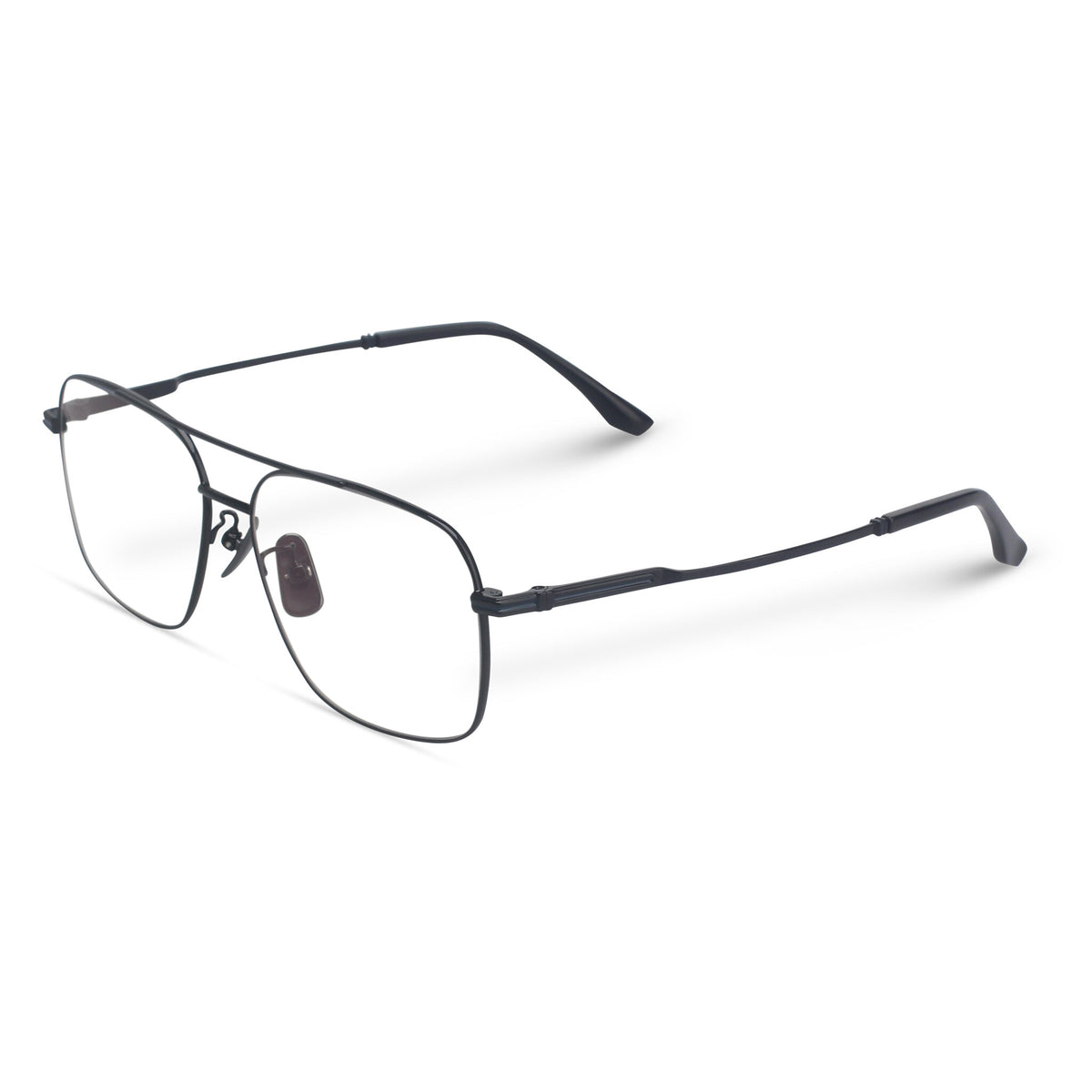Aviator black eyeglasses