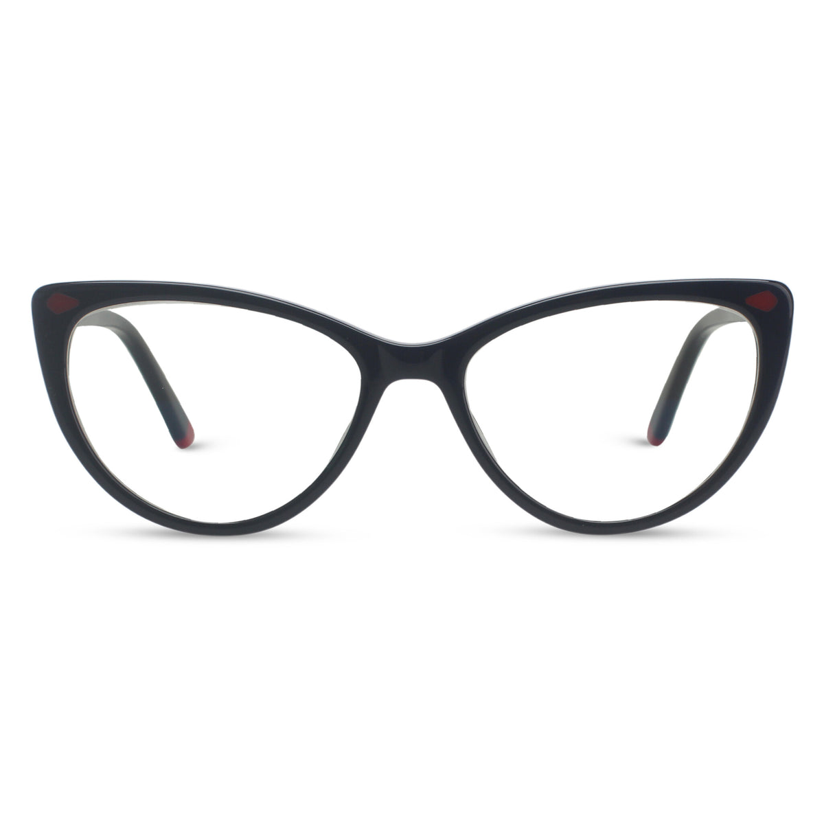 Kids black cat-eye eyeglasses
