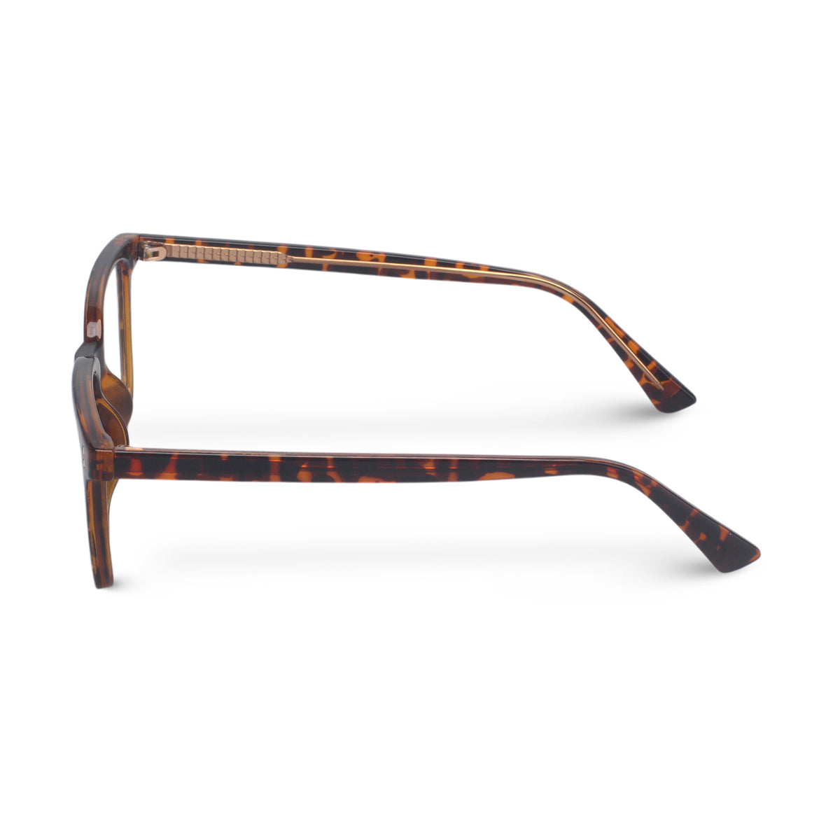tortoise-black squared plastic eyeglasses