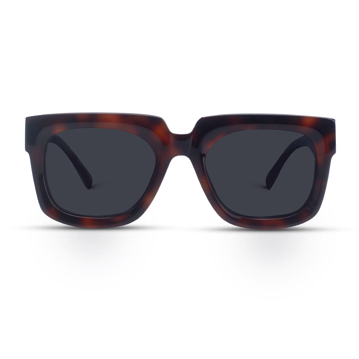 Oversized square tortoise sunglasses