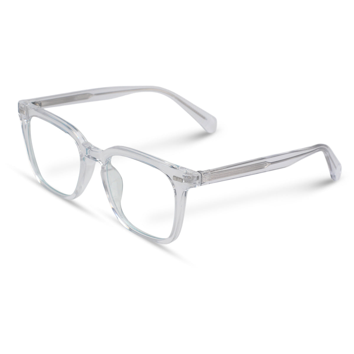 Clear eyeglasses on a white background @clear