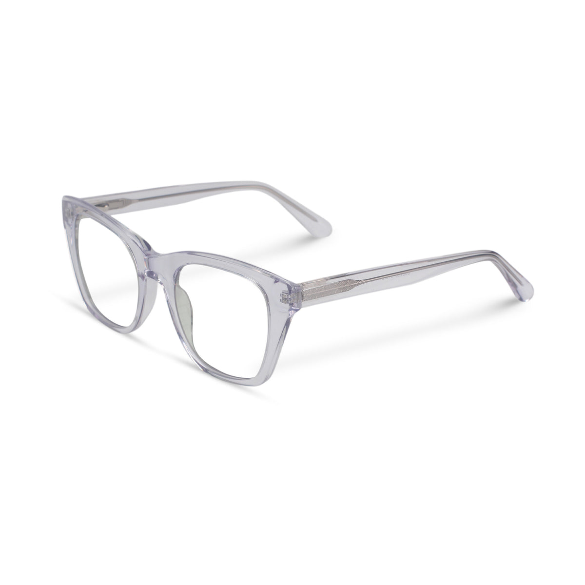 Women cat-eye transparent eyeglasses