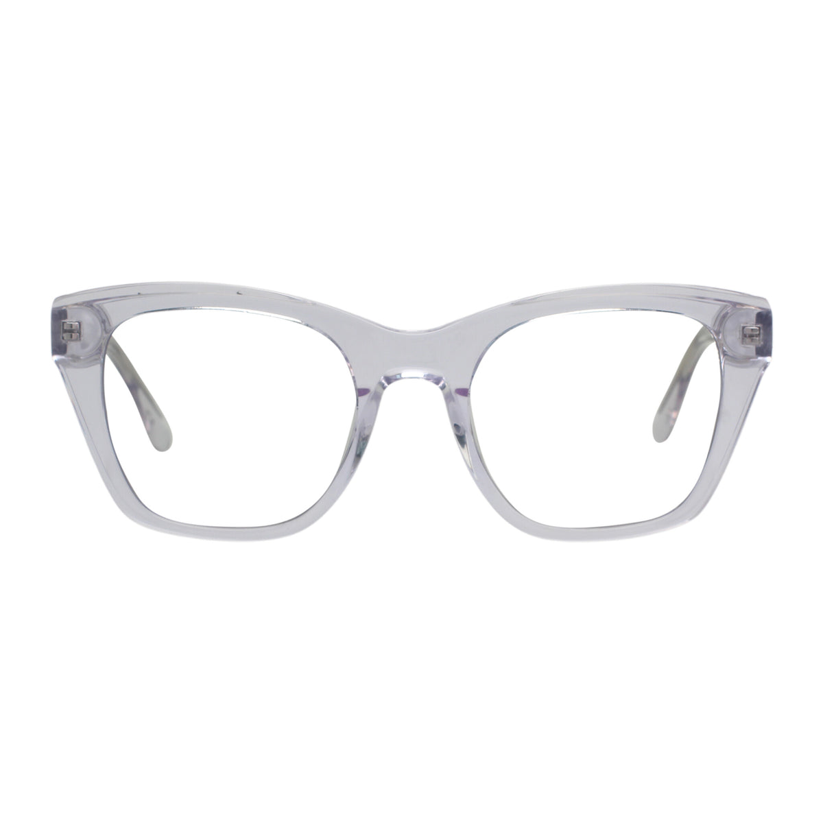 Women cat-eye transparent eyeglasses