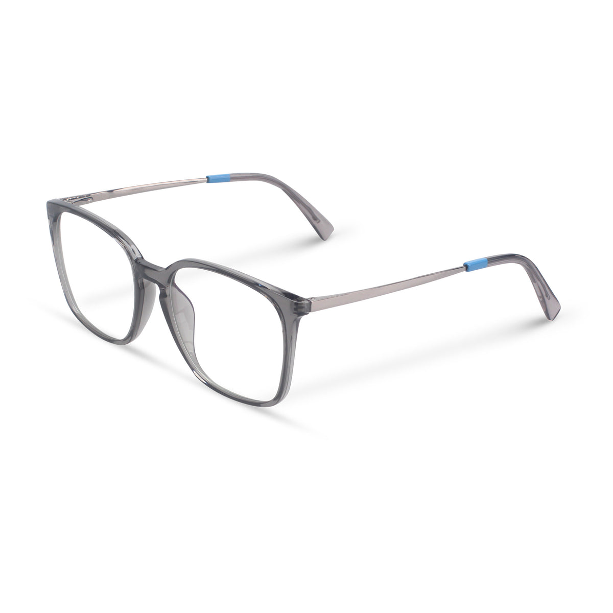 Classic square grey eyeglasses