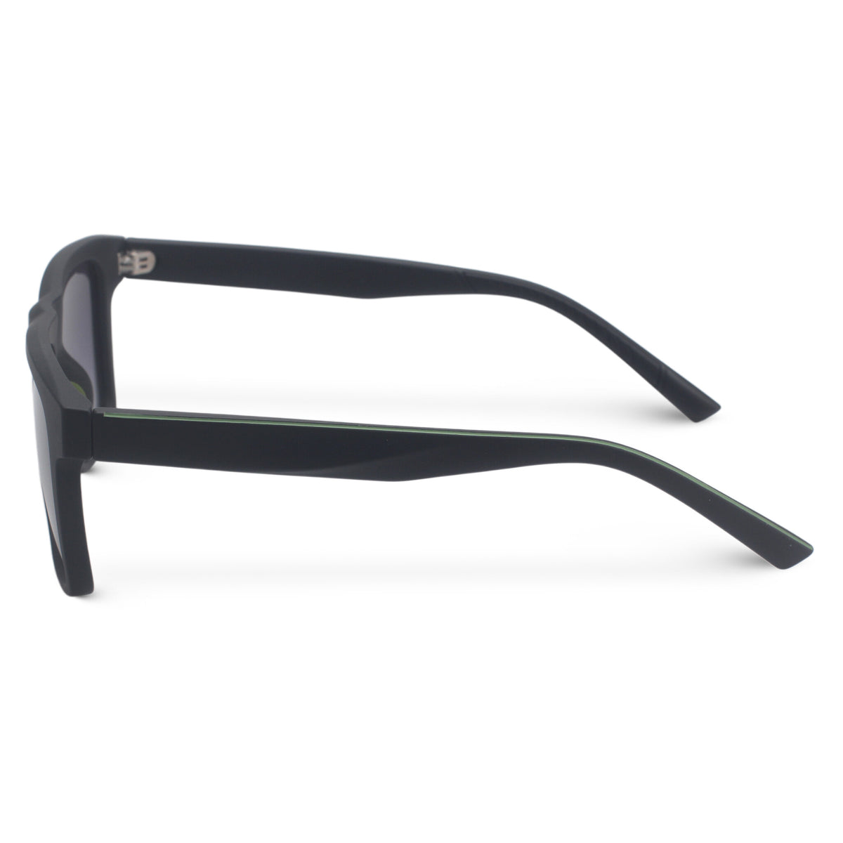 Square black sport sunglasses